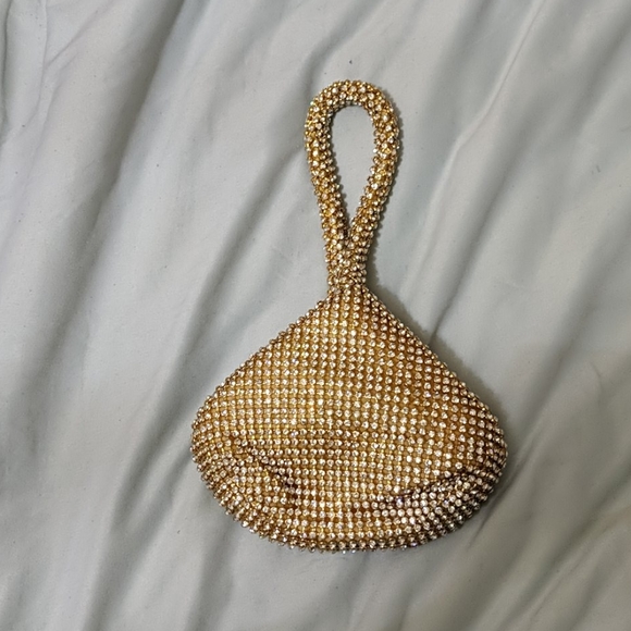 CACHE RHINESTONE WRISTLET/CLUTCH - Picture 2 of 5